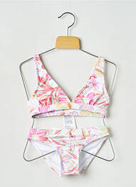 Maillot de bain 2 pièces blanc ROXY fille