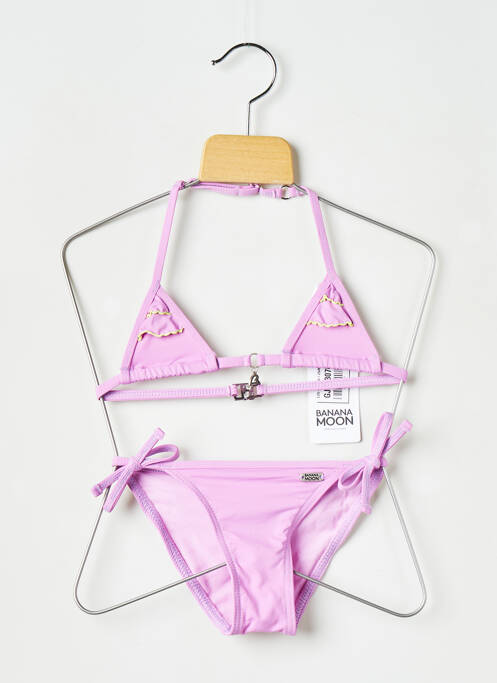 Maillot de bain 2 pièces violet BANANA MOON pour fille