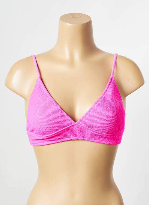 Haut de maillot de bain rose BANANA MOON pour femme