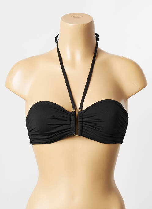 Haut de maillot de bain noir LIVIA pour femme