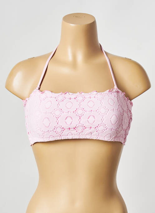 Haut de maillot de bain rose BANANA MOON pour femme