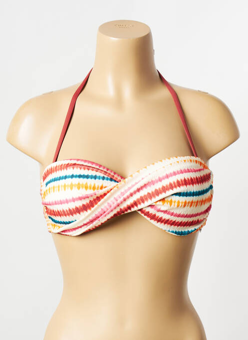 Haut de maillot de bain rouge BANANA MOON pour femme