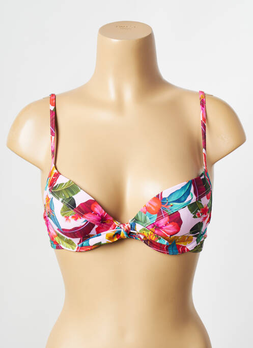 Haut de maillot de bain rose BANANA MOON pour femme