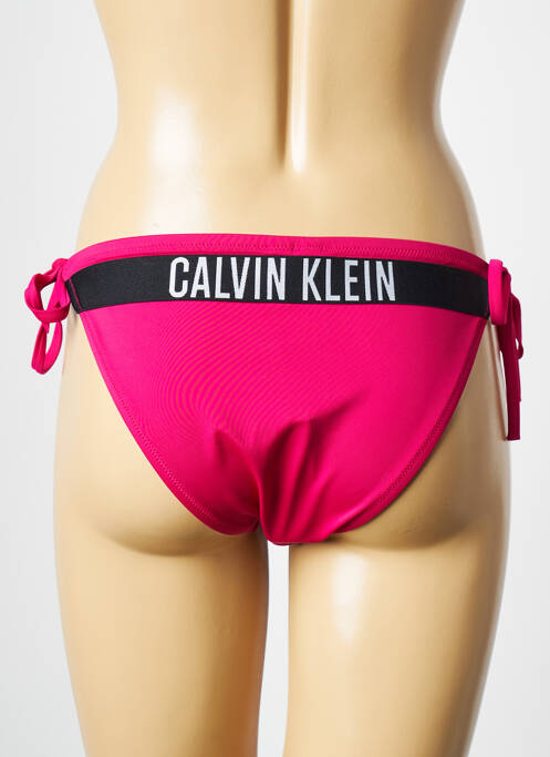 Bas de maillot de bain rose CALVIN KLEIN femme