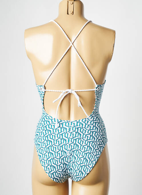 Maillot de bain 1 pièce vert TOMMY HILFIGER pour femme