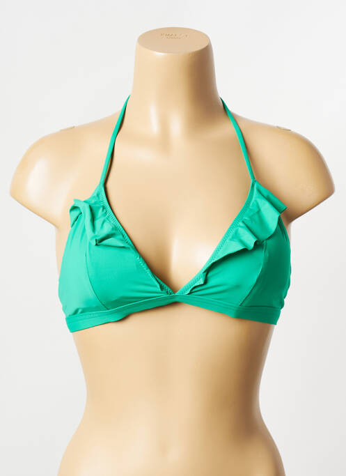 Haut de maillot de bain vert BANANA MOON pour femme