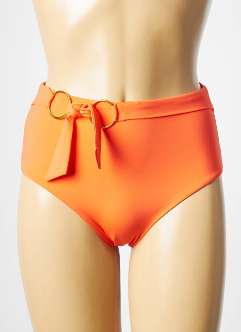 Bas de maillot de bain orange LIVIA pour femme