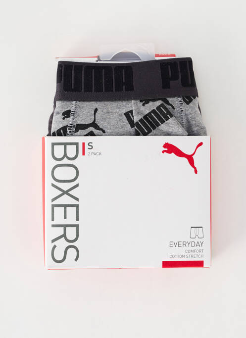 Boxer gris PUMA pour homme