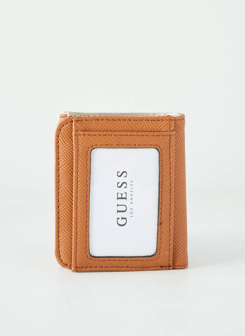Porte-monnaie marron GUESS pour femme