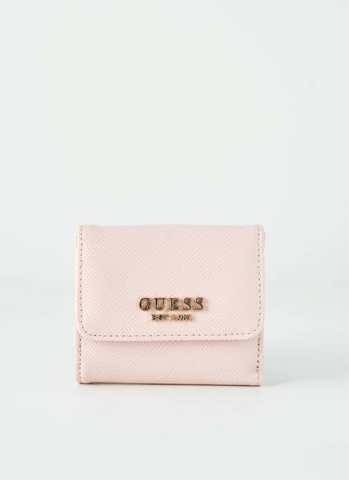 Porte-monnaie rose GUESS pour femme