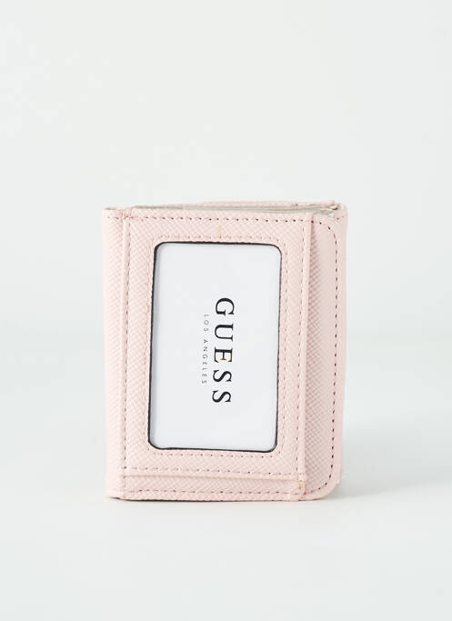 Porte-monnaie rose GUESS pour femme