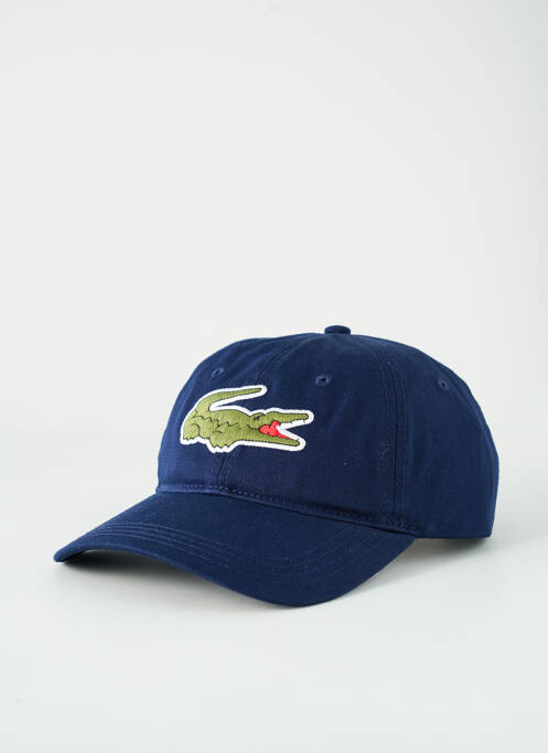 Casquette bleu LACOSTE unisexe