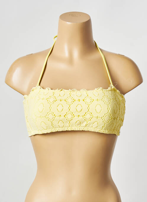 Haut de maillot de bain jaune BANANA MOON pour femme