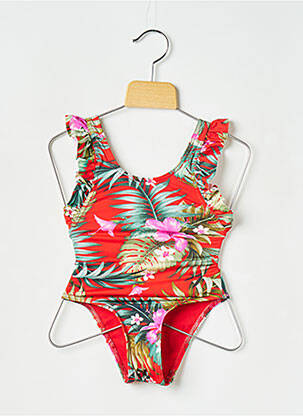 Maillot de bain 1 pièce rouge BANANA MOON fille
