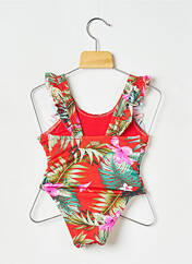 Maillot de bain 1 pièce rouge BANANA MOON pour fille seconde vue