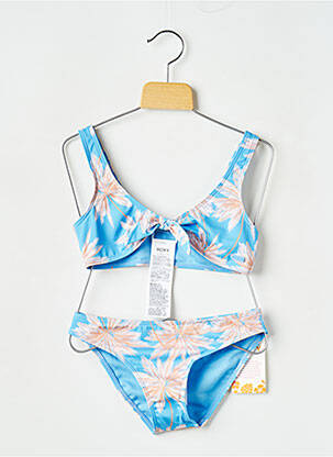 Maillot de bain 2 pièces bleu ROXY fille