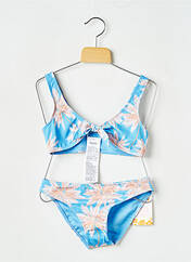 Maillot de bain 2 pièces bleu ROXY pour fille seconde vue