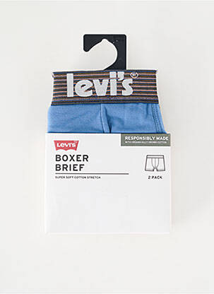 Boxer bleu LEVIS pour homme