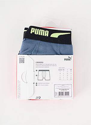 Boxer bleu PUMA homme