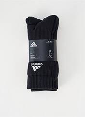 Chaussettes noir ADIDAS pour unisexe seconde vue