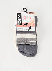 Chaussettes gris DIM pour femme seconde vue
