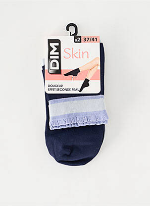 Chaussettes bleu DIM pour femme
