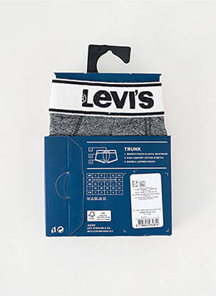 Boxer noir LEVI'S homme