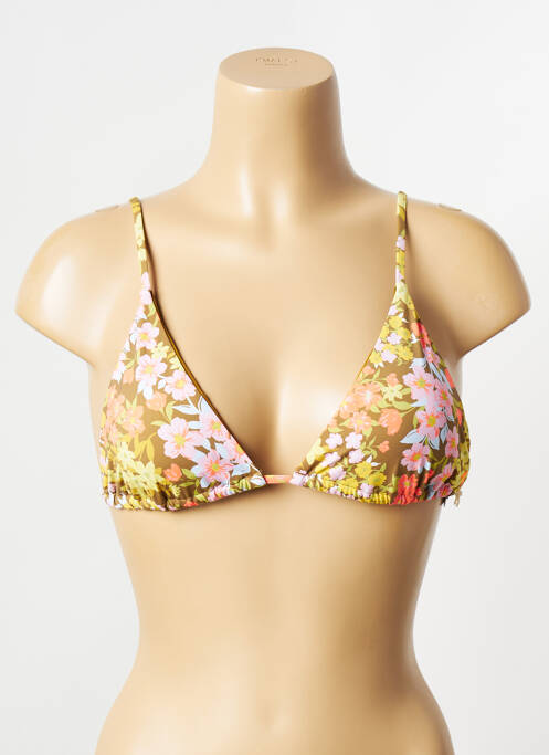 Haut de maillot de bain vert BILLABONG pour femme