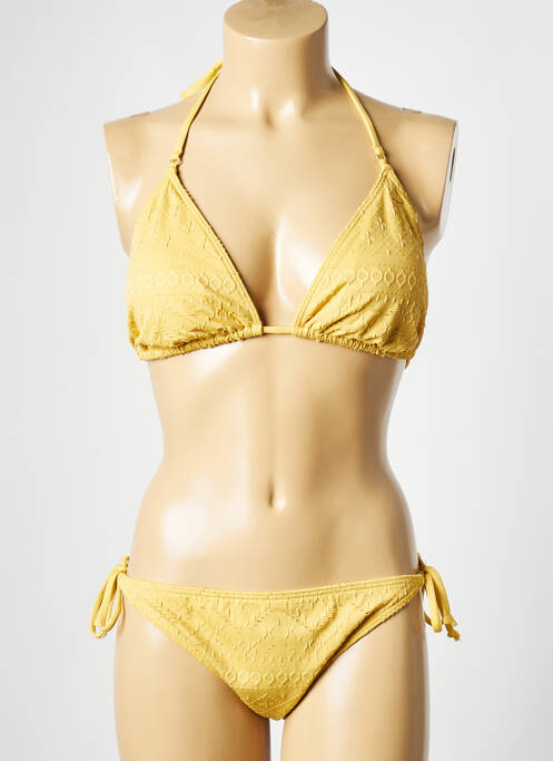 Maillot de bain 2 pièces jaune ROXY pour femme