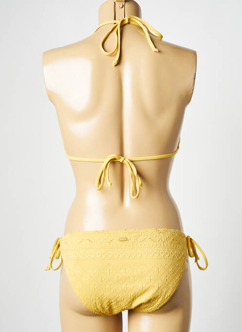 Maillot de bain 2 pièces jaune ROXY pour femme