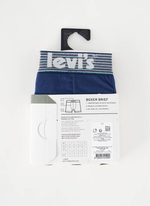 Boxer bleu LEVIS pour homme