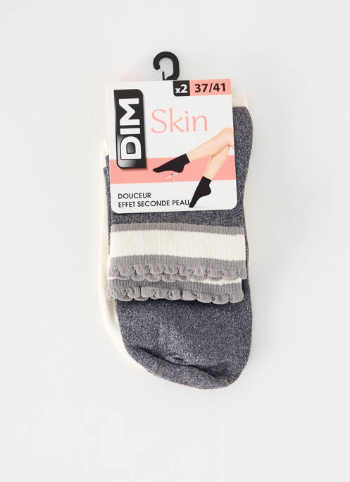 Chaussettes gris DIM pour femme