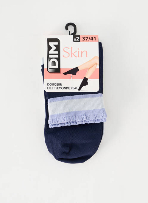 Chaussettes bleu DIM pour femme