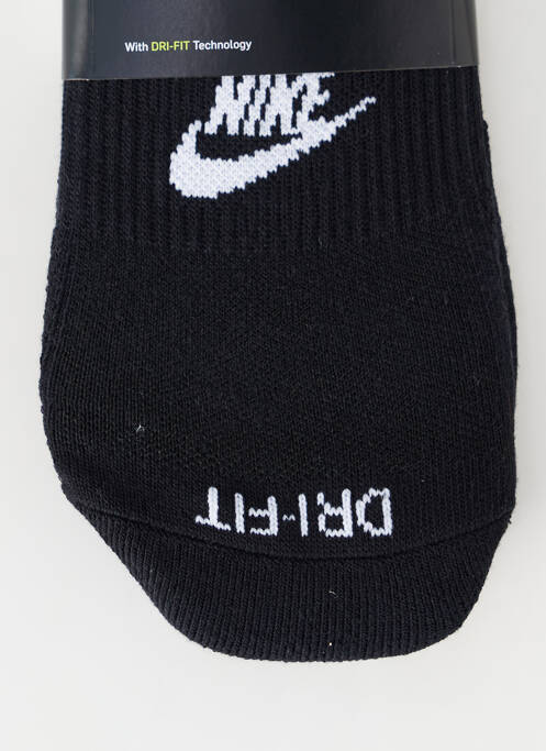 Chaussettes noir NIKE pour unisexe