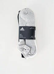 Chaussettes gris ADIDAS pour unisexe seconde vue