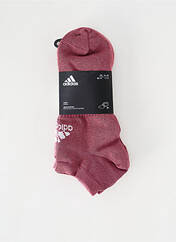 Chaussettes rose ADIDAS pour unisexe seconde vue