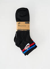 Chaussettes noir NIKE pour unisexe seconde vue