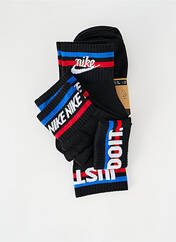 Chaussettes noir NIKE pour unisexe seconde vue
