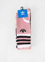 Chaussettes rose ADIDAS pour unisexe seconde vue