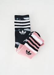 Chaussettes rose ADIDAS pour unisexe seconde vue