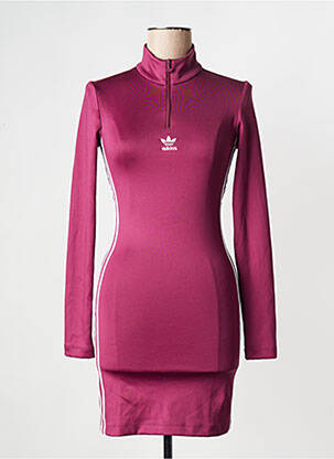 Robe courte rouge ADIDAS pour femme