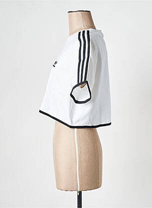 T-shirt blanc ADIDAS femme