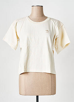 T-shirt beige ADIDAS femme
