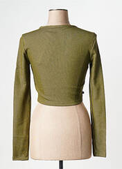 T-shirt kaki ADIDAS pour femme seconde vue