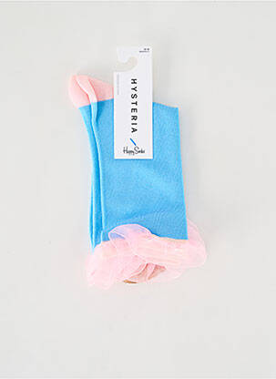 Chaussettes bleu HAPPY SOCKS pour femme