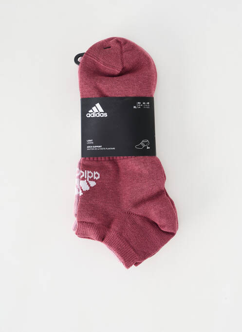 Chaussettes rose ADIDAS pour unisexe