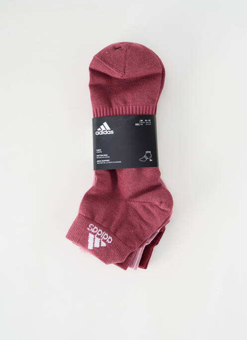 Chaussettes rose ADIDAS pour unisexe