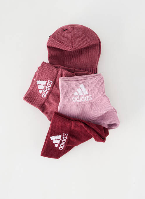 Chaussettes rose ADIDAS unisexe