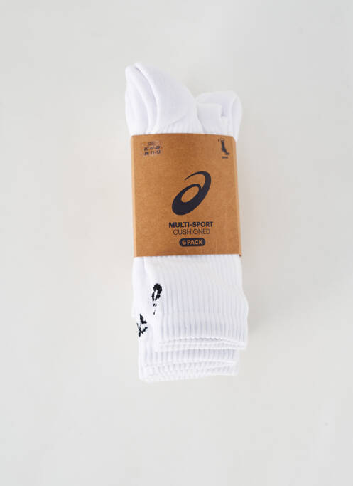 Chaussettes blanc ASICS pour homme