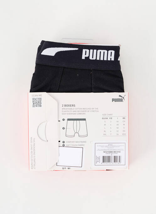 Boxer noir PUMA pour homme
